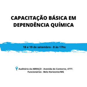 Capacitação Básica em Dependência Química - Setembro 2021