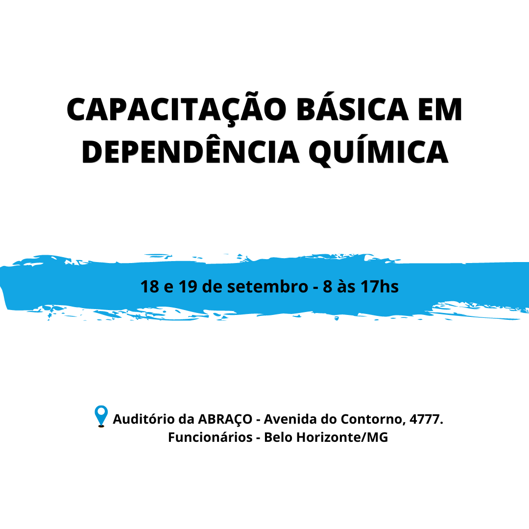 Capacitação Básica em Dependência Química - Setembro 2021