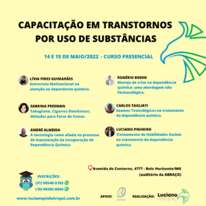 CAPACITAÇÃO EM TRANSTORNOS POR USO DE SUBSTÂNCIAS